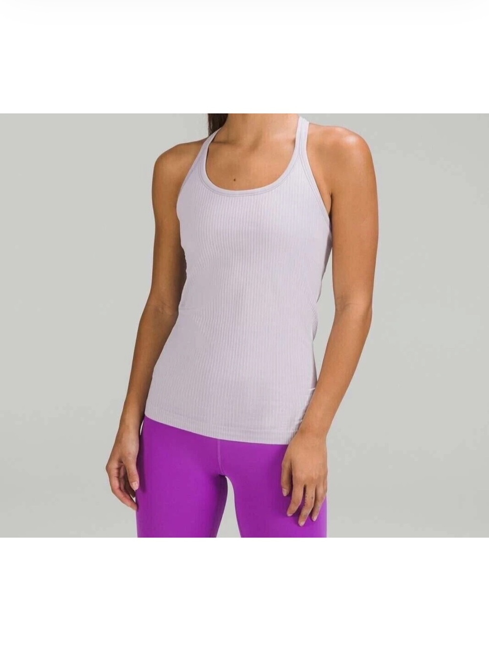 Lululemon EBB TO STREET TANK Faint Lavender Size 6